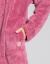Pliušinė suknelė ilgomis rankovėmis Mandrė (rožinė)