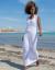 Paplūdimio suknelė Nadera (balta)