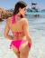 Bright pink two-piece swimsuit Žydrūnė