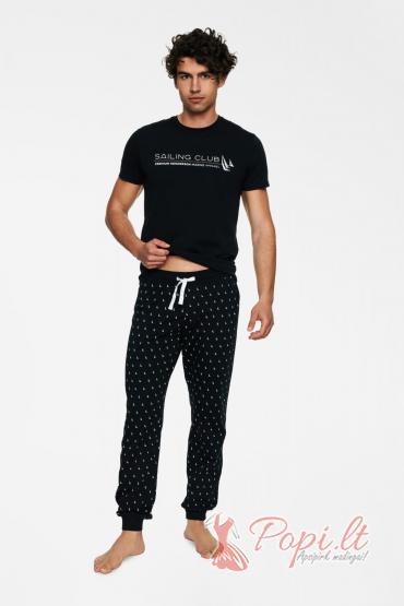 Vyriška pižama Piritas (juoda)