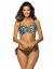 Bikini w wzory „Florida” (brązowe)