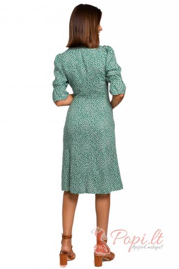 Elegantiška vasarinė suknelė Sandė (žalia) (XXL)