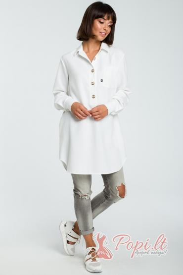 Marškinukų stiliaus tunika Ineta (balti)