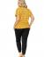 Plus-Size Queen Pajamas (Yellow)