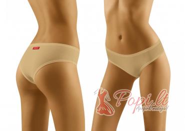 "Gustina" Women's Beige Cotton Panties