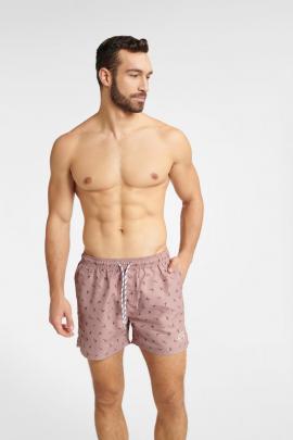 Pink men's swim shorts by Skalmvydas