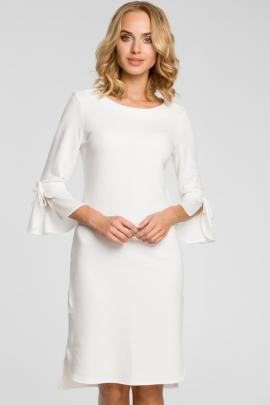 Suknelė su baltais rankogaliais Venda (balta)