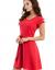 Suknelė su diržu Kanita (raudona)