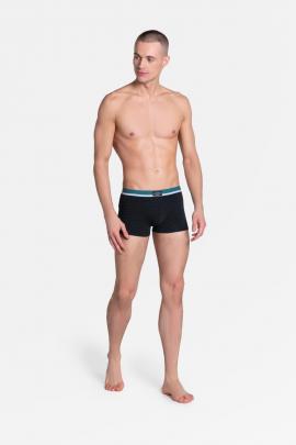 "Rytis" Men's Black Patterned Boxer Shorts