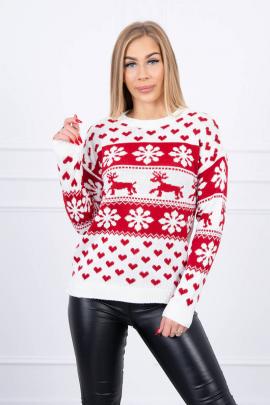 Kalėdinis megztinis Eglytė (šviesus)