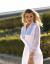 Bonita Tulle-Sleeved Robe (White)