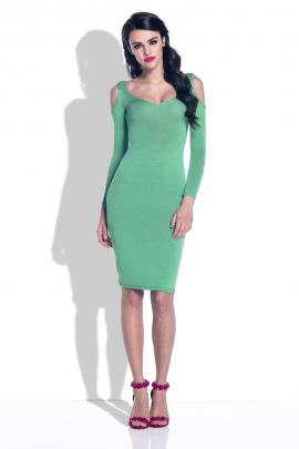 Suknelė atvirais pečiais Moran (žalia)