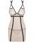 Nudita Fitted Nightgown (beige/black)