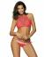 Two-piece swimsuit with mesh, Turkey (coral)
