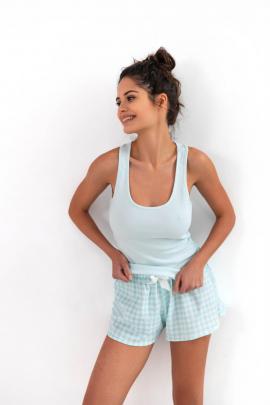 "Vaivora" Women's Mint-Colored Sleeveless T-Shirt
