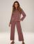 "Alė" Women's Mocha-Colored Casual Set