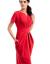 Įdomaus silueto suknelė Oksita (raudona)