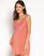 Coral-colored padded nightgown by Vivita