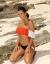 Eleina Off-the-Shoulder Bikini (Orange)