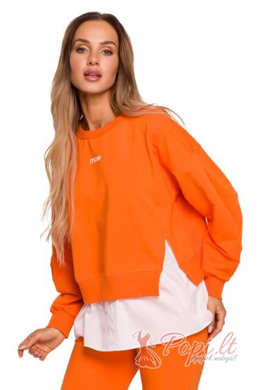 Džemperis su marškiniais Grefita (oranžinis)