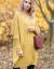 Megzta suknelė Sondra (geltona)